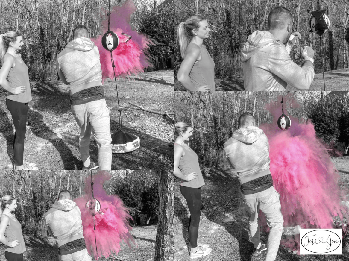 Pink Boxing MMA UFC Gender Reveal
