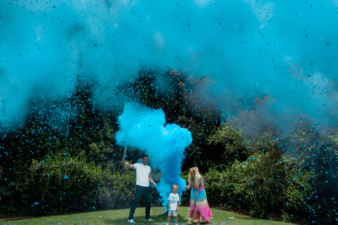 Capturing Perfect Moments: Why Gender Reveal Cannons and Smoke Bombs are a Photographer's Dream