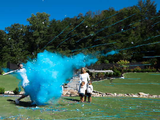 Poof There It Is Gender Reveal Baseball XL Baseball Gender Reveal