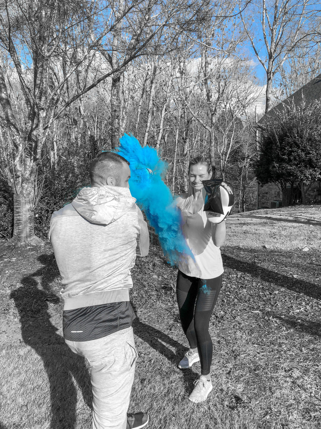 Poof There It Is Sports Gender Reveal Boxing MMA UFC Gender Reveal