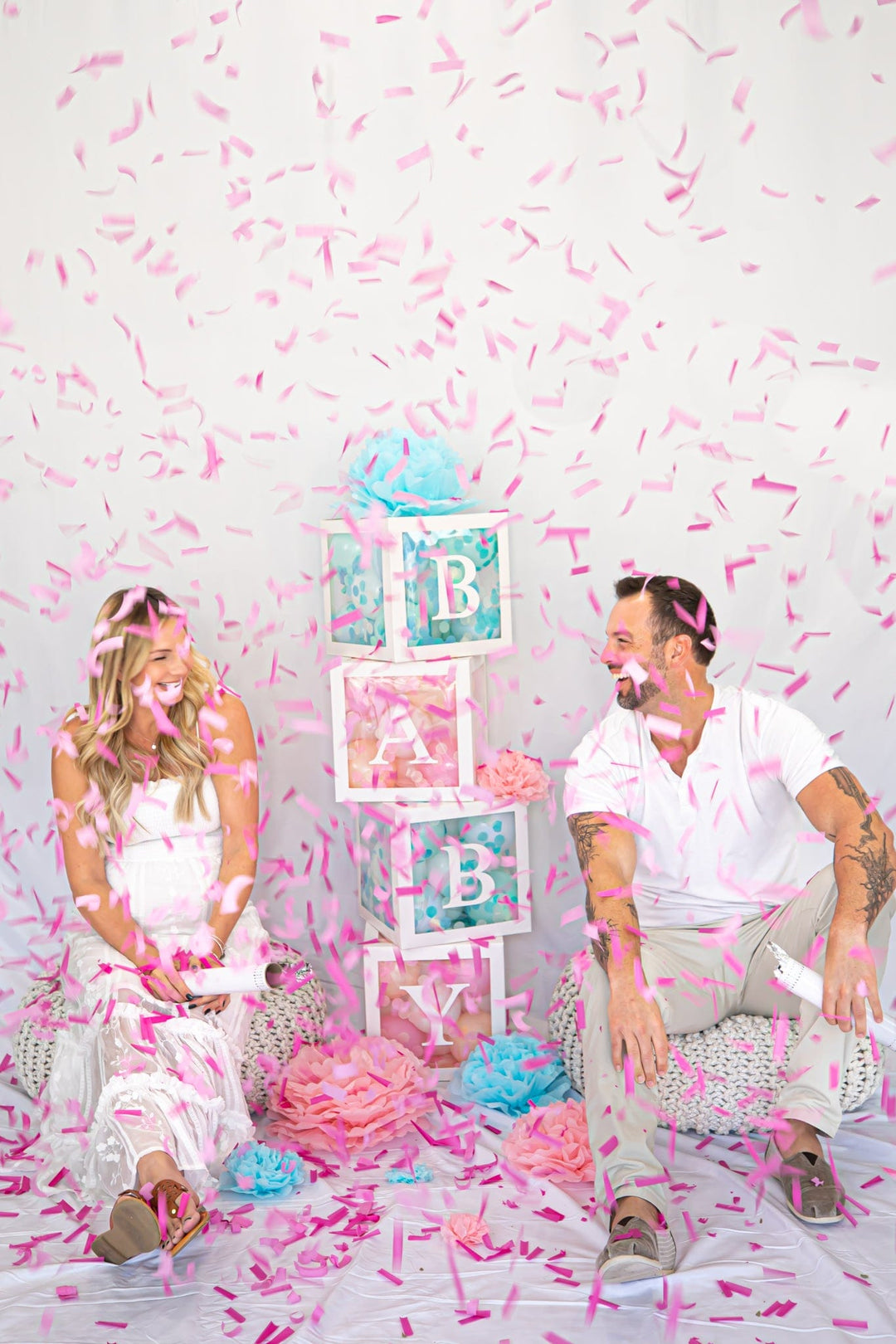 Confetti Gender Reveal Cannons