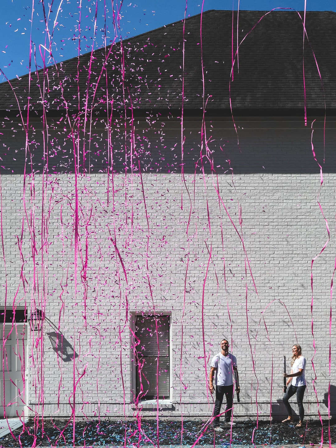 Poof There It Is Cannons Confetti + Streamers Gender Reveal Cannons