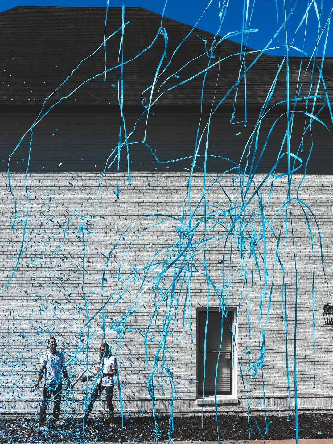 Confetti + Streamers Gender Reveal Cannons – POOF THERE IT IS!