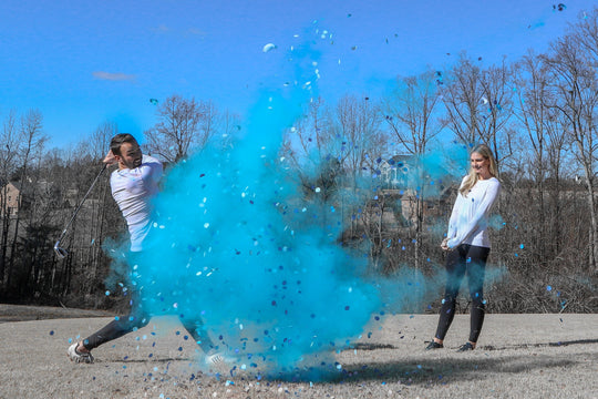 Poof There It Is Sports Gender Reveal Extra Large Golf Ball Gender Reveal