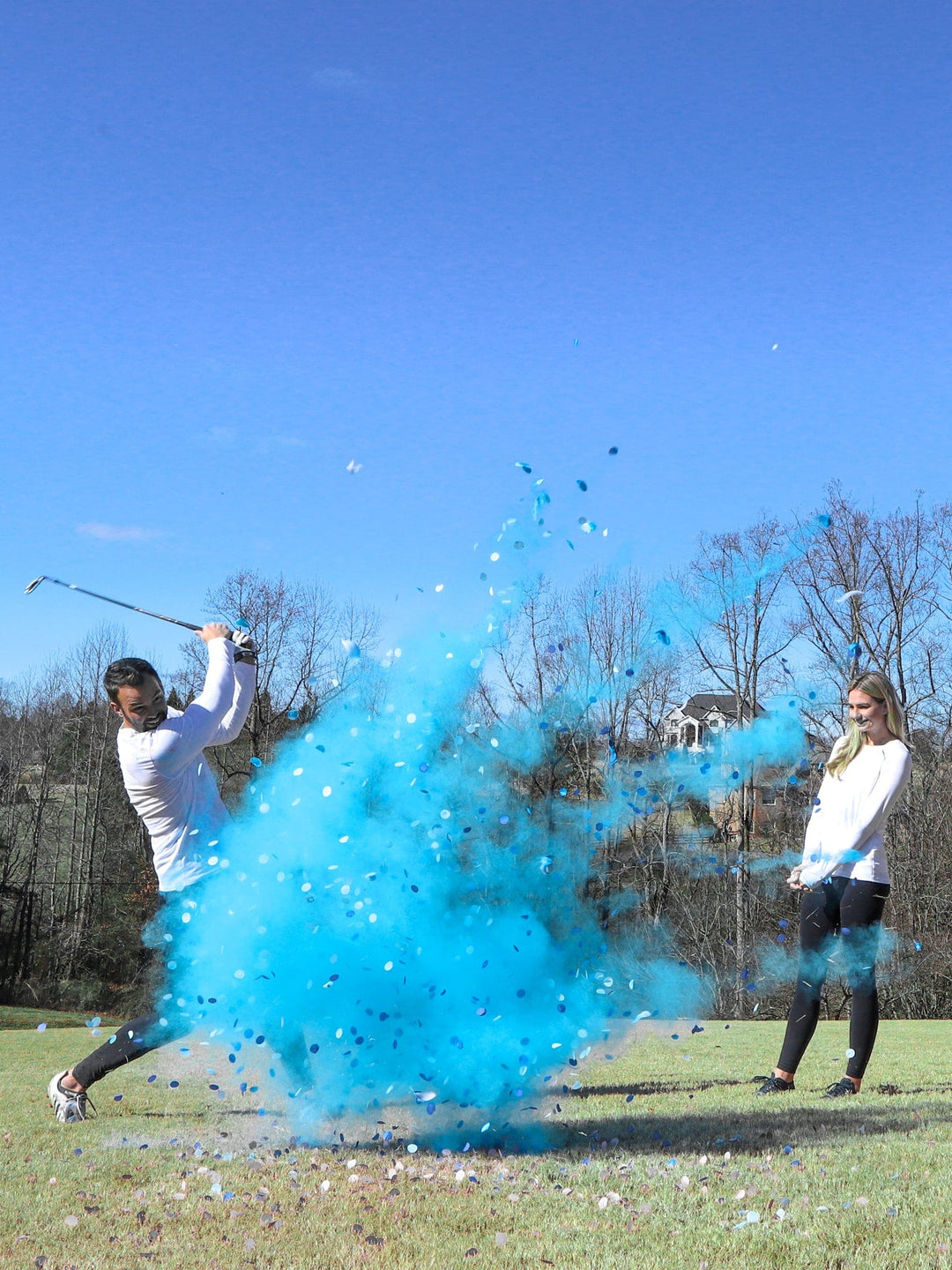 Its a Boy! Exciting BURNOUT Gender Reveal