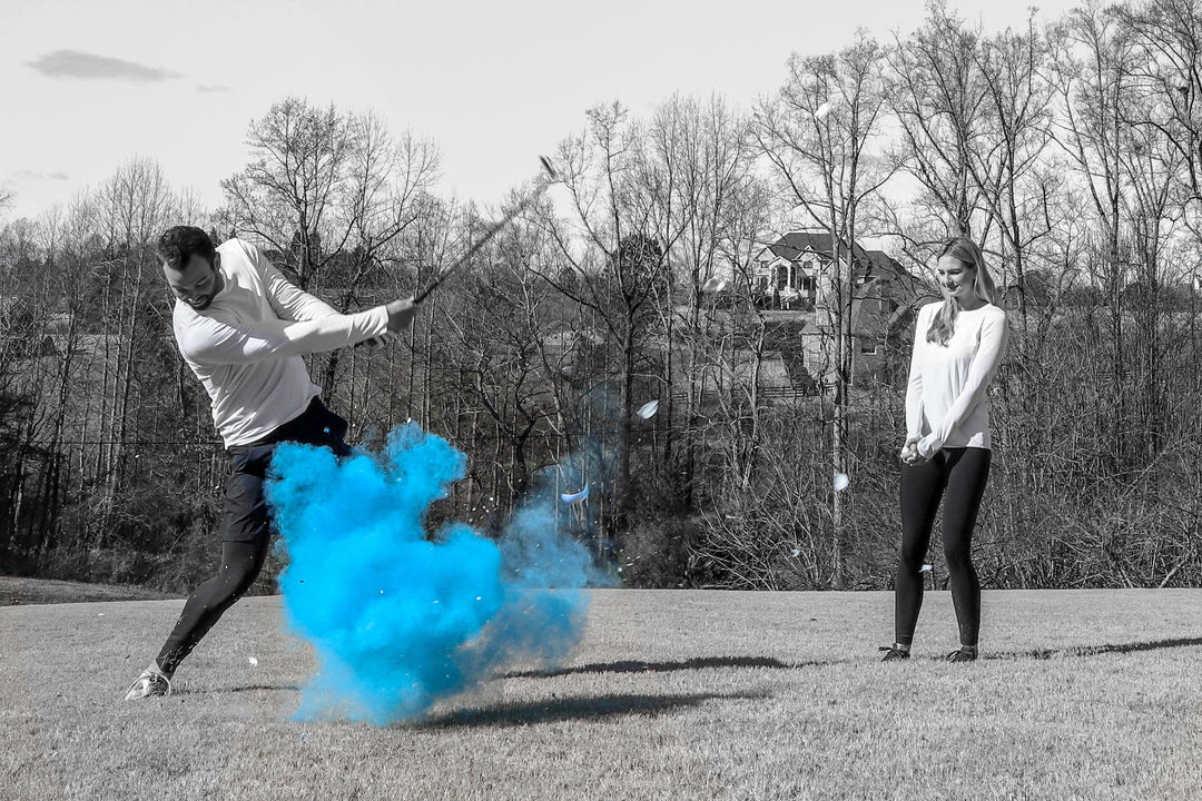 Poof There It Is Sports Gender Reveal Regular Golf Ball Gender Reveal